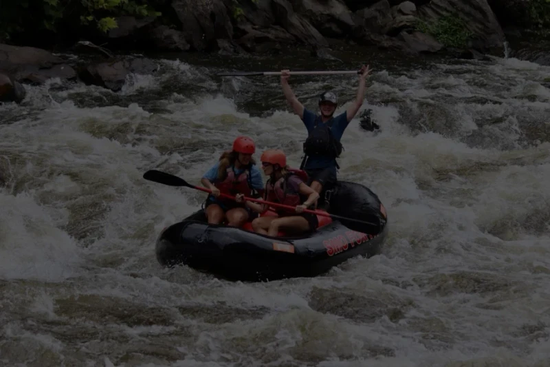 Rafters on the Pigeon River, Smoky Mountains